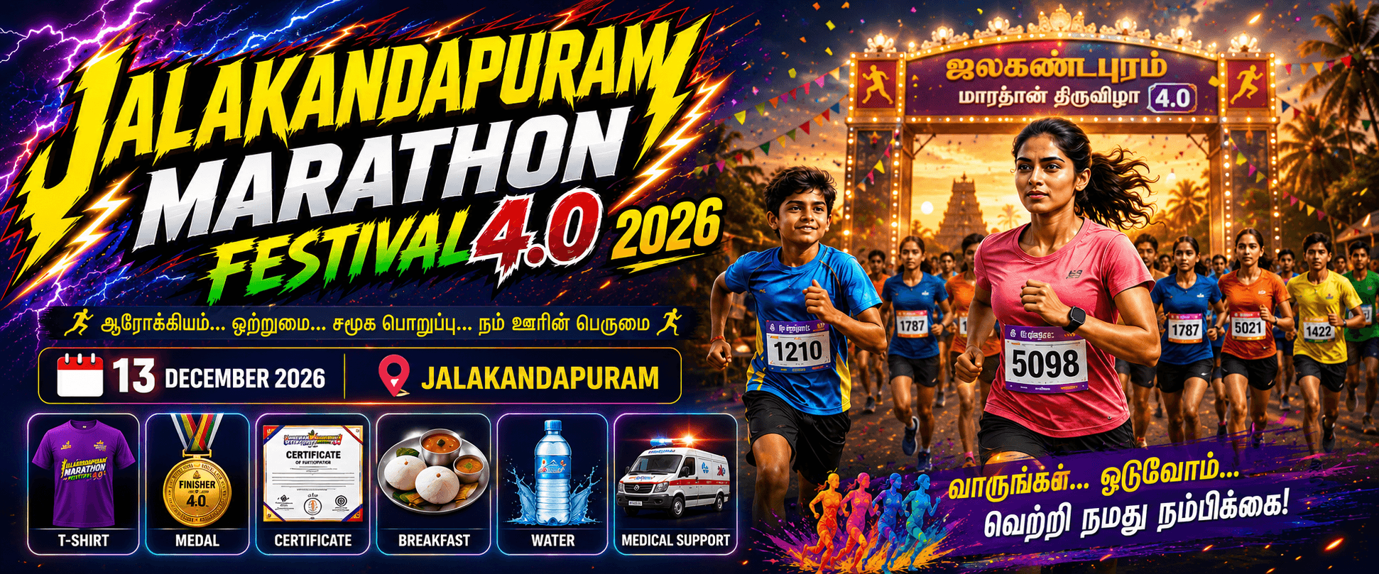 Jalakandapuram Marathon Festival 4.0 2026 photo 3