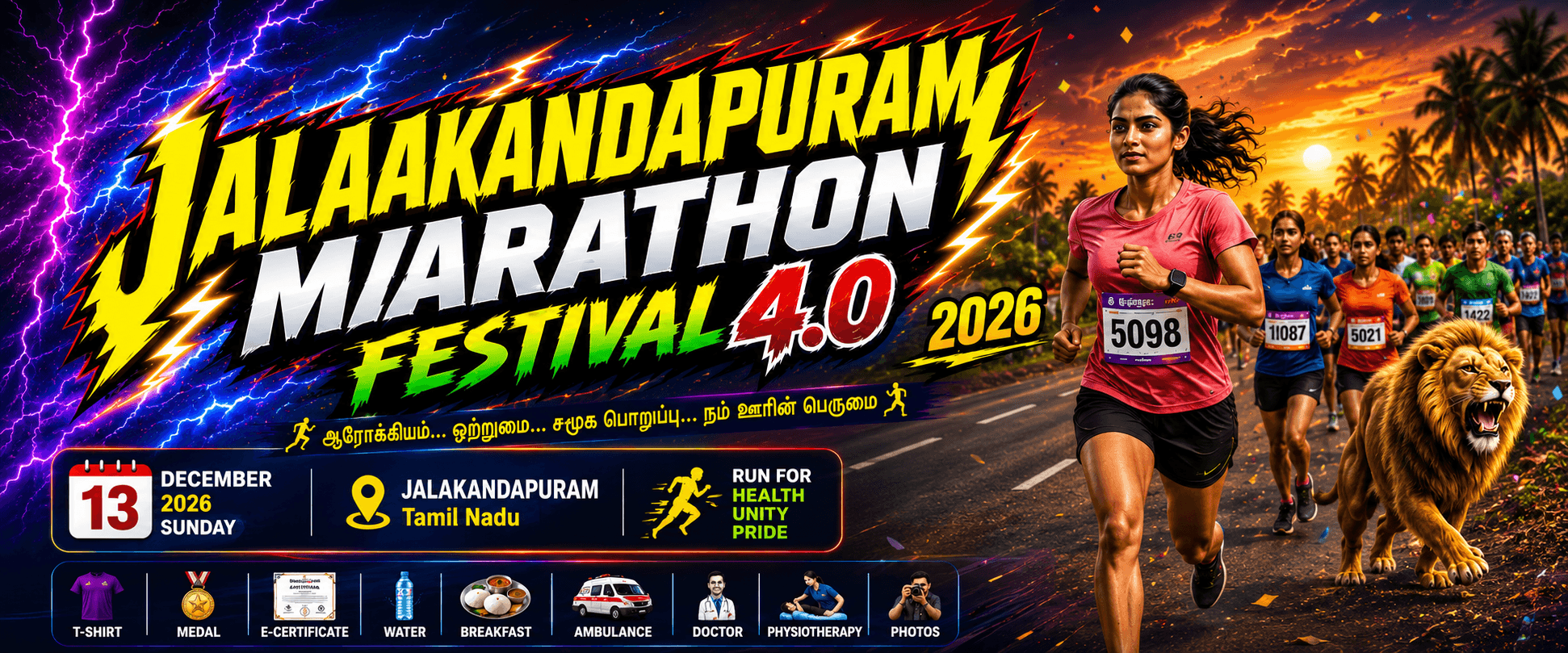 Jalakandapuram Marathon Festival 4.0 2026